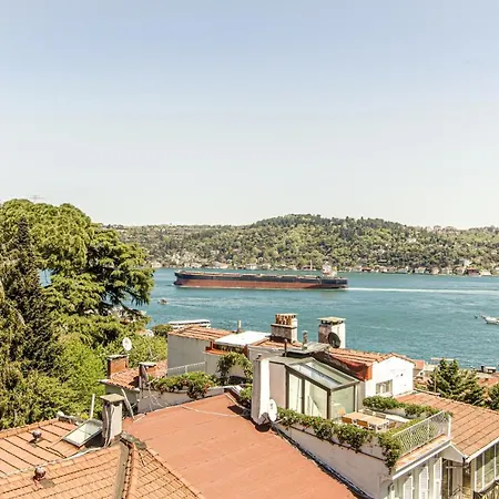 Bosphorus View Flat With Terrace In Arnavutkoy アパート イスタンブール